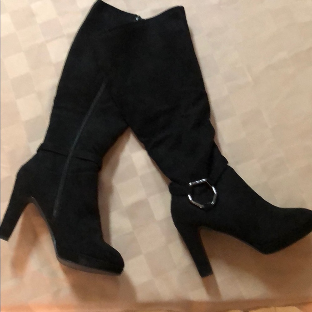Coach and Four black boots